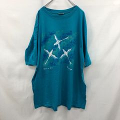 XL　Bleu Soleil　プリント　Tシャツ　輸入　古着