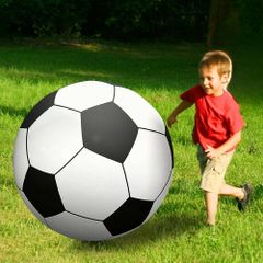 SALUDABLE 巨大 サッカーボール ビーチボール 大きい ジャンボ マリンスポーツ 水遊び (直径70cm)