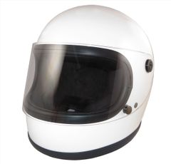 新品！ ZK-540 フルフェイスヘルメット （ホワイト） SG公認 PSC認可 全排気量対応 （劣化防止UVカット＆ハードコート加工済）クリアシールド付属 盗難防止金属ホルダー 新基準強化バックル ※フリーサイズ(57～60㎝)