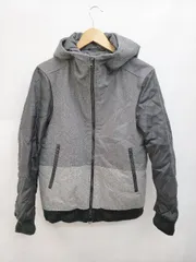 ◇ THE SHOP TK ザ ショップ ティーケー ウール混 ジップ 長袖 ブルゾン ジャンパー サイズM グレー ブラック レディース P  【1403180017421】のサムネイル