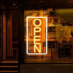 店舗用 ネオンサイン OPEN LED看板 大型79cm 動作OK - メルカリ