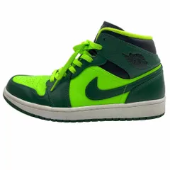 NIKE ナイキ 554724-330 Air Jordan 1 Mid Gorge Green AJ1 エアジョーダン1 ミッド ハイカットスニーカー グリーン系 28.5cm【中古】