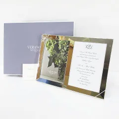 ウェッジウッド WEDGWOOD VERAWANG ヴェラ・ウォン ラブ ノット ダブルフレーム フォトフレーム 写真立て スタンド 立て掛け シルバー系 インテリア小物 オブジェ 