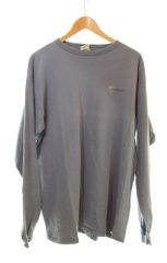 パタゴニア PATAGONIA 90s 90's 90年代 USA製 BENEFICIAL ロゴ プリント 長袖Tシャツ 青 ロンT ブルー Lサイズ 103MT-1998