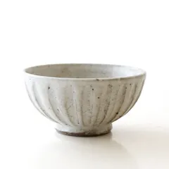 ごはん茶碗 ご飯茶碗 飯碗 おしゃれ 陶器 粉引 美濃焼 和食器 和風 焼き物 和モダン 日本製 お茶碗 ソギ模様 シンプル