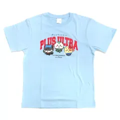【中古】衣類 ちいかわ＆ハチワレ＆うさぎ SPコラボTシャツ ライトブルー XLサイズ 「ちいかわ なんか小さくてかわいいやつ×僕のヒーローアカデミア」 ジャンプGIGA 2022 SPRING 応募者全員サービス