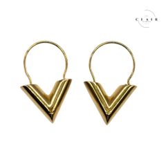 LOUIS VUITTON ルイ ヴィトン エセンシャルV ピアス ゴールド