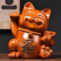 2023年最新】招き猫 木彫の人気アイテム - メルカリ