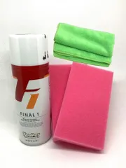KeePer技研 ファイナル１ 420ml【 オールカラー お手入れセット ファイナルワン ×１・ピンクスポンジ ×２・キーパークロス ×１ 】 ポリマー コーティング 被膜形成 保護剤 ボディ保護 艶出し ツヤだし クリーンアップ 愛車 洗車後