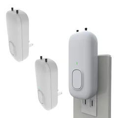 IGOKOTI 空気清浄機 マイナスイオン発生器 脱臭機 コンセント式 プラグ フィルター交換不要 PM2.5 タバコ対策 ペット トイレ脱臭 小型家庭用 3個セットのサムネイル