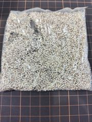 大特価！つぶし玉 2mm 約10000個 シルバー色 １袋 まとめ売り