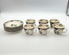アンティーク、レア　NIKKO ニッコー　「ダブルフェニックス」シリーズのカップ＆ソーサー　6客セット