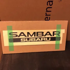 スバル 純正 サンバー ブラック リア エンブレム シールネーム ステッカー Black Rear Emblem Seal Name Decal Sticker SUBARU Sambar