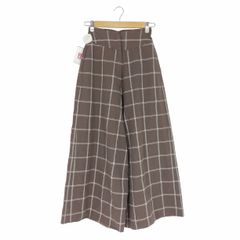 トゥデイフル TODAYFUL Highwaist Check Trousers ハイウエストチェックトラウザー レディース JPN：36 