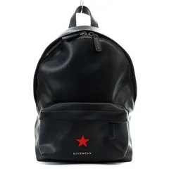 ジバンシィ GIVENCHY EX L 1105 バッグ リュックサック スターモチーフ レザー 黒 ブラック /YO15のサムネイル