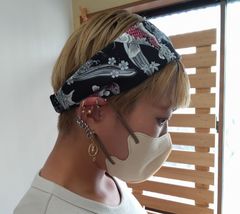 ヘアターバン【鯉時雨】