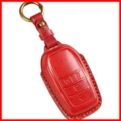【特売】新型 VOXY 90系 キーケース ノア 90系 キーカバー 新型ヴォクシー キーカバー 新型 シエンタ キーケース 5ボタン 4ボタン トヨタ 本革キーカバー 2022年 最新 voxy NOAH 90系 アクセサリー パーツ (3D高級 赤)