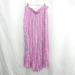 ◇ ⊂ studio CLIP スタディオクリップ ウエストゴム イージーパンツ サイズL マゼンタ系 レディース E  【1502060032087】