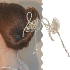 【新着商品】HAPVITAL 髪留め バンスクリップ ヘアクリップ オフィス シンプル ヘアアクセサリーおしゃれ 贈り物 レディース用 韓国風 長さ約11.5cm 髪飾り クリップ 大きめ オフィス 1個 (扇風機デザイン)