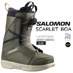 サロモン スノーボード ブーツ レディース L41707900 23-24 SALOMON SCARLET BOA  女性用 フリースタイル 2024 日本正規品