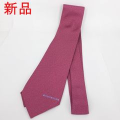 【新品】ハンティング ワールド ネクタイ プリント シルク ドット柄 レッド