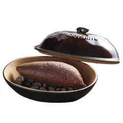 焼きいも器 電子レンジ専用 陶器製やきいもメーカー 天然石焼き芋焼き器 家庭用 調理器具 