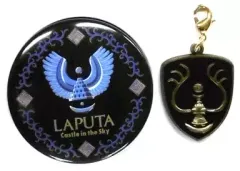 天空の城ラピュタ　メタルチャームコレクション 2個セット　未使用 天空の城ラピュタ メタルチャームコレクション 飛行石 ラピュタの石碑