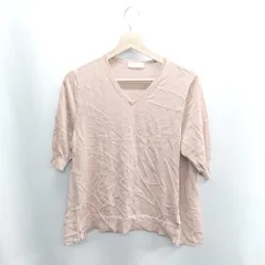 ◇ ⊂ BEAUTY&YOUTH UNITEDARROWS 切り替えデザイン 五分袖 ニット セーター サイズ表記なし オレンジ系 レディース E  【1410100005161】