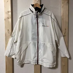 Columbia/コロンビア ナイロンジャケット ナイロンパーカー フーディー収納可 ドローコード付 メンズ L ホワイト