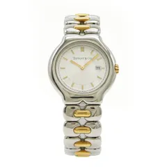 A760⭐︎Tiffany&Co. m 0811 クォーツ メンズウォッチスイス