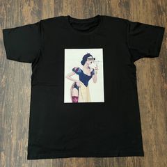 白雪姫 BITCH 小鳥 Tシャツ 白