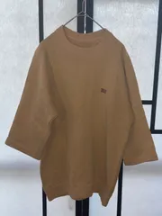 80s 鬼フェード　半袖スウェット　ベージュ　イエロー　L相当　ラグランスリーブのサムネイル