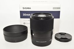 【極上品】シグマ Sigma Contemporary 30mm F1.4 DC DN Sony ソニー Eマウント用 　＃8307