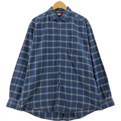 古着 90~00年代 トミーヒルフィガー TOMMY HILFIGER 長袖 フランネルチェックシャツ メンズL相当 ヴィンテージ/eaa533680