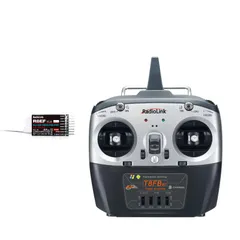Radiolink T8FB 8チャンネル2.4GHz RCリモートトランスミッタとR8EFレシーバ APPパラメータ設定 デュアルスティックコントローラ RC飛行機 航空機 ボート 車など(モード1)【技適認定済】