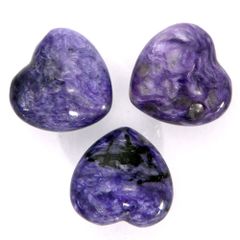 チャロアイト　ハート20ｍｍ　1個売り  ☆天然石 置石