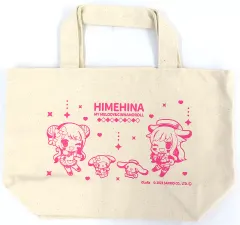 【中古】バッグ 01.ピンク(ミニキャライラスト) ランチトート 「サンリオキャラクターズ×バーチャルYouTuber ヒメヒナ」