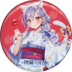【中古】バッジ・ピンズ 神城くれあ(浴衣) 缶バッジ 「DMMスクラッチ! バーチャルYouTuber 神城くれあ」 E-3賞