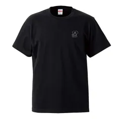 Tシャツ メンズ 半袖 黒 ブラック 犬 いぬ トイプードル ワンポイント シンプル ラフ へたうま ゆるい ゆるかわ ウッドグリーン(WOOD GREEN)