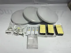 3個セット シーリングライト LED おしゃれ 新生活 6畳 24W 15段階調光 リモコン付 北欧風 明るい 薄型 電気 照明 ライト 照明器具 天井照明 LED照明 節電のサムネイル