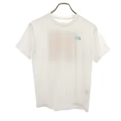 THE NORTH FACE ザノースフェイス 半袖 Tシャツ M ホワイト アウトドア NTW32111 レディース 古着