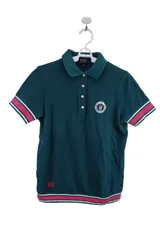 PEARLY GATES(パーリーゲイツ) ポロシャツ 緑 レディース 1 055-7160402 ゴルフ用品 2502-0486 中古