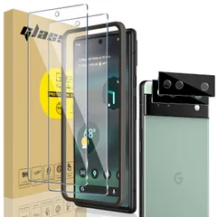 【在庫処分】Pixel 6a 強化ガラスフィルム 2.5D加工 Pixel 6A 液晶保護フィルム 【4枚セット】Google ガラス ケース 日本素材製 超薄 硬度9H、99% の透過性、防油汚れ、指紋防止、気泡防止、飛散防止