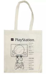[중고] 잡화 PlayStation (취급 설명서 모티브) 토트 백 [이치 반 쿠지 for PlayStation] C 상