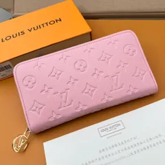 LVルイ・ヴィトン/財布はパッドMonogramエンボス模様の小羊の皮で縫製され、LV Circleロゴのリングがあしらわれた金色のファスナーが優美にデザインされ、複数の実用的な特色がある。[本日特価|新品未使用品]