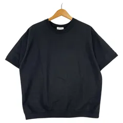 BEAUTY & YOUTH ビューティ&ユース ユナイテッドアローズ クルーネック スウェット半袖Ｔシャツ sizeＳ/ブラック