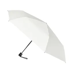 soribia 日傘 uvカット 100 遮光 折り畳み 【JIS認証】遮熱 折りたたみ傘 ワンタッチ自動開閉 コンパクト 軽量 傘 折り畳み日傘 紫外線遮断 UPF50+ 日焼け防止 耐風撥水 晴雨兼用 携帯便利 メンズ レディース (オフホワイト) 0