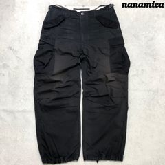 nanamica Cargo Pants NAVY M-51 ミリタリーカーゴパンツ ワイド ドローコード アジャスター 34サイズ ネイビー ナナミカ