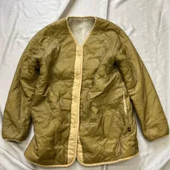 ALPHA INDUSTRIES リバーシブルボアコート カーキ　S
