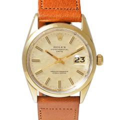 1972年前後 ROLEX オイスターパーペチュアル デイト Ref.1550 アンティーク品 シャンパン メンズ 腕時計